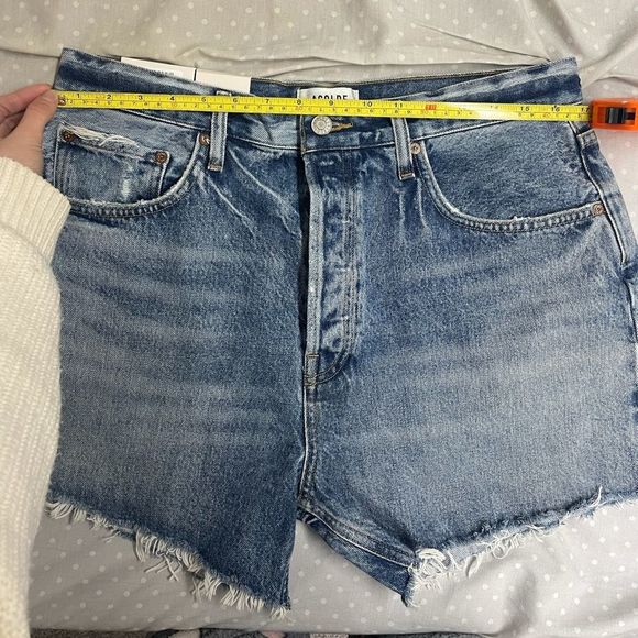 NWT AGOLDE Riley Shorts - Picture 7 of 8